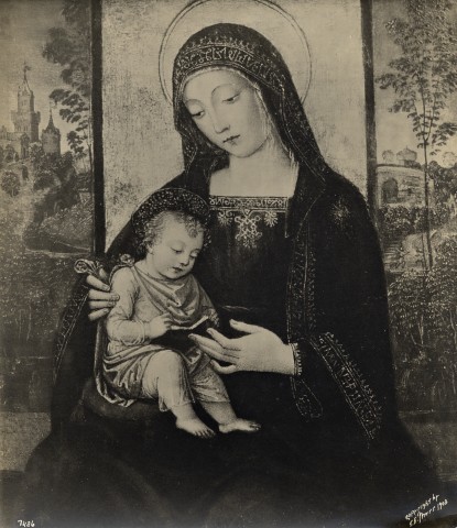 Thomas E. Marr and Son — Pinturicchio - sec. XV/ XVI - Madonna con Bambino — insieme